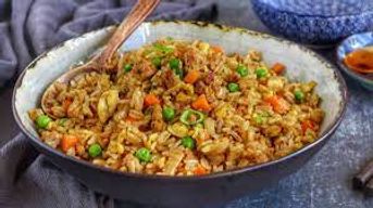 Egg fried rice with pork